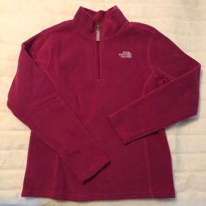 Girls North Face 1/4 Zip